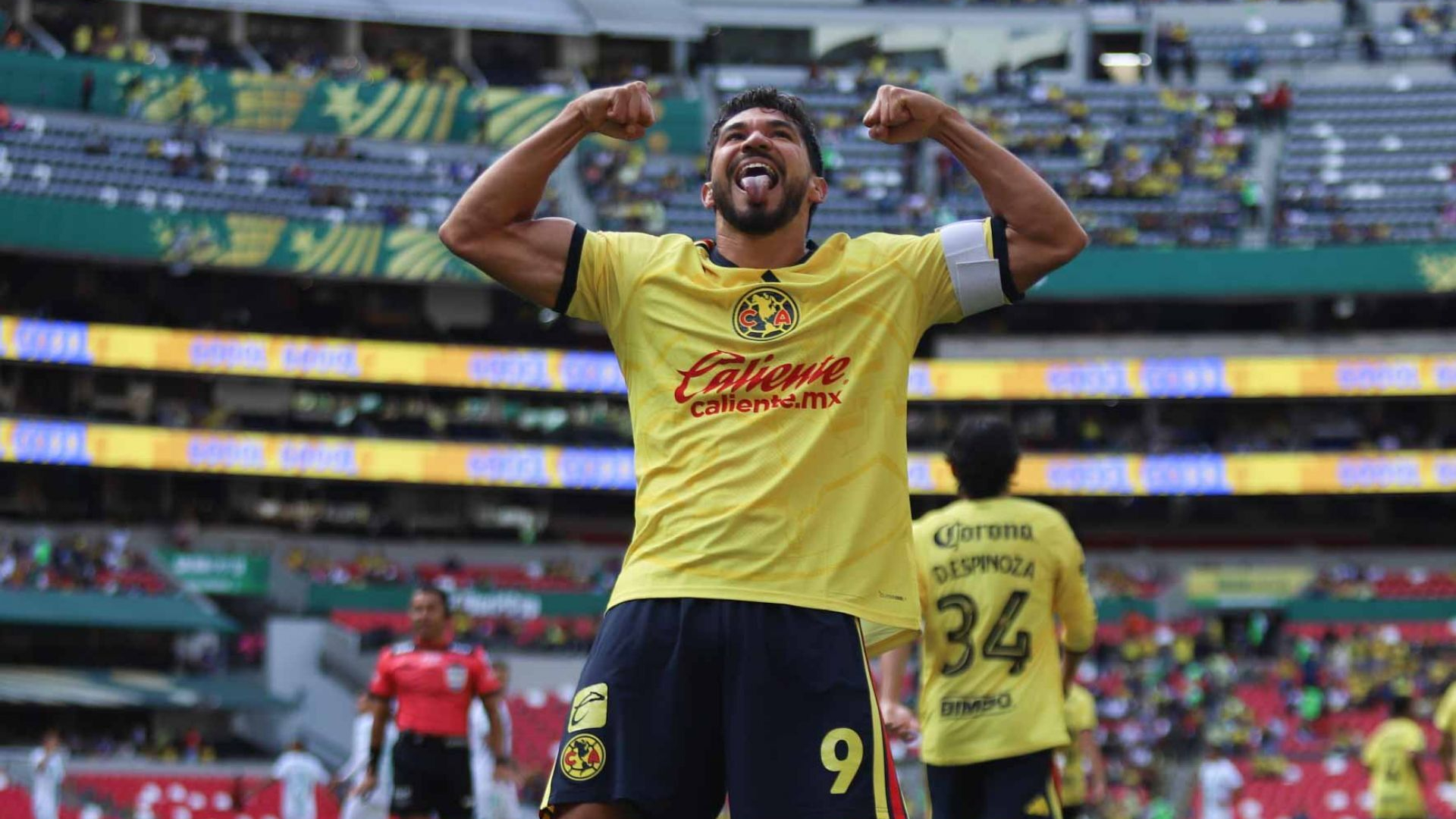 Henry Martín, jugador del América, en un partido de Liga MX